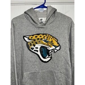Nike Jacksonville Jaguars Fleece Club Hoodie Jags Pullover NFL‎ Medium Gray
